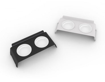 BOWL Futternapf weiss 2er Set